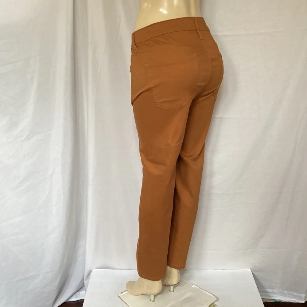 AVA & VIV Jeans Women’s Plus Size 22W Wide Leg Pants Burnt Orange Color NWOT_7